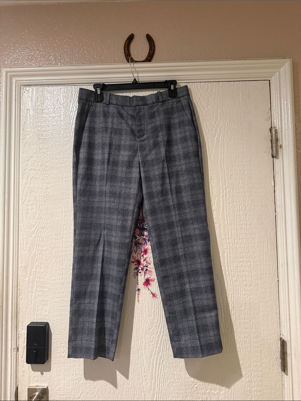 Banana Republic Gray Plaid Women's Dress Pants